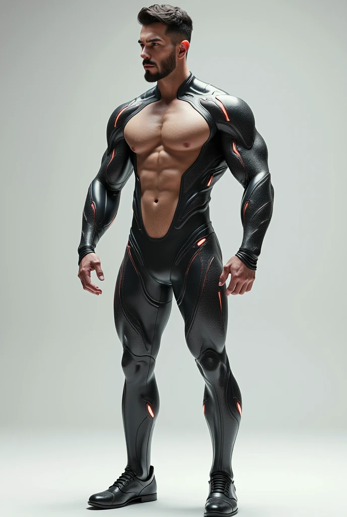 Man in a sex suit naked