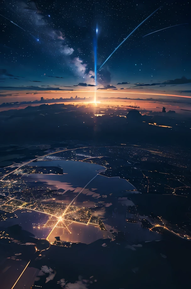 star sky, (((Star: 1.4))), night sky, night setting, view, (((Kingdom View: 1.3)))
