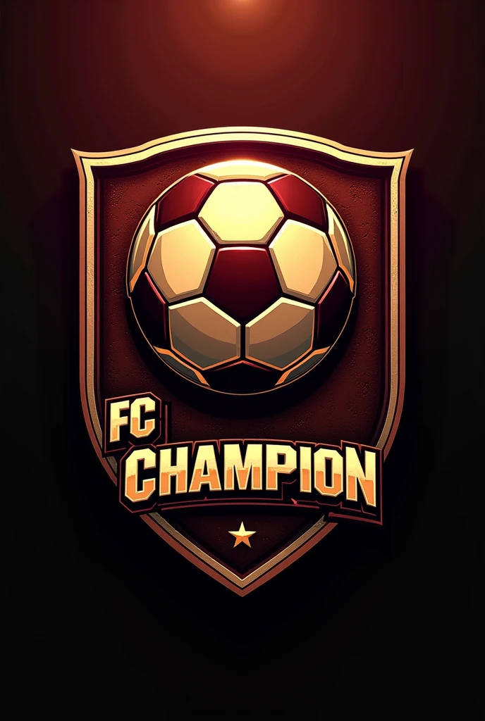 Make me a football logo and put fc champion inside like a spanish league