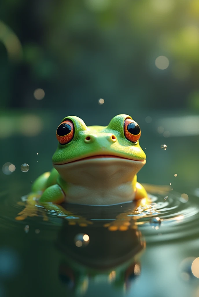 Frog pani ke andar hai or pani dheere dheere garam ho raha hai