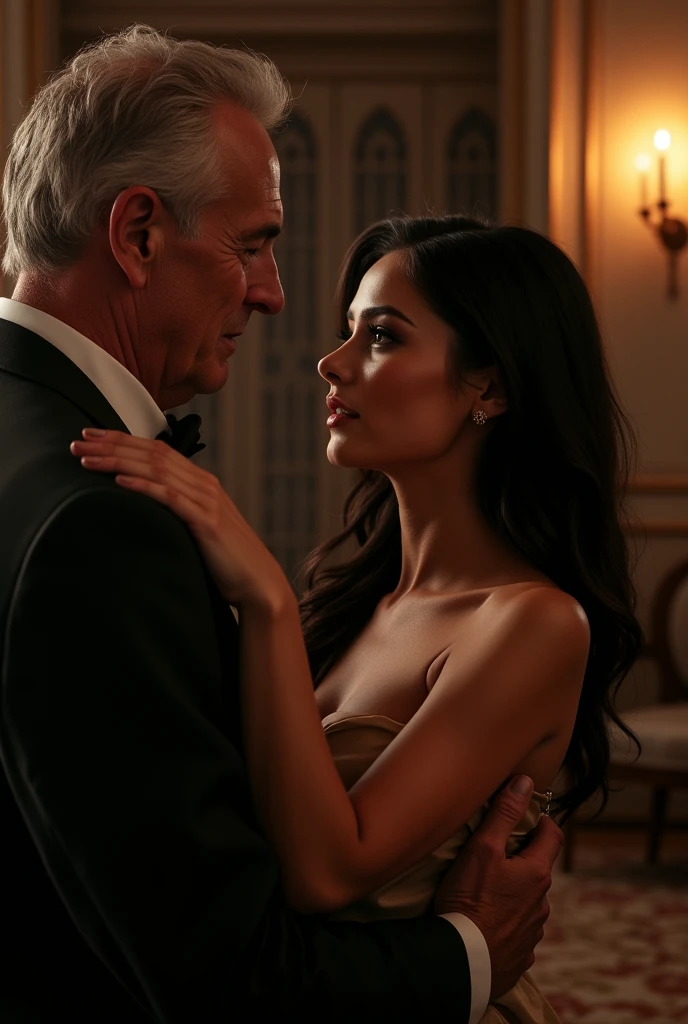 Hot girl intimate with 55 year old sugar daddy