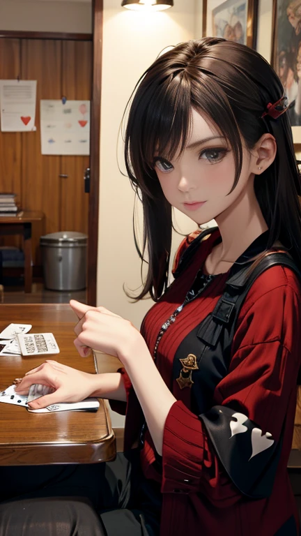 Playing a card game