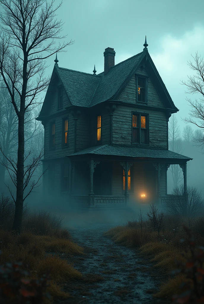 Horror broken house animated vfx