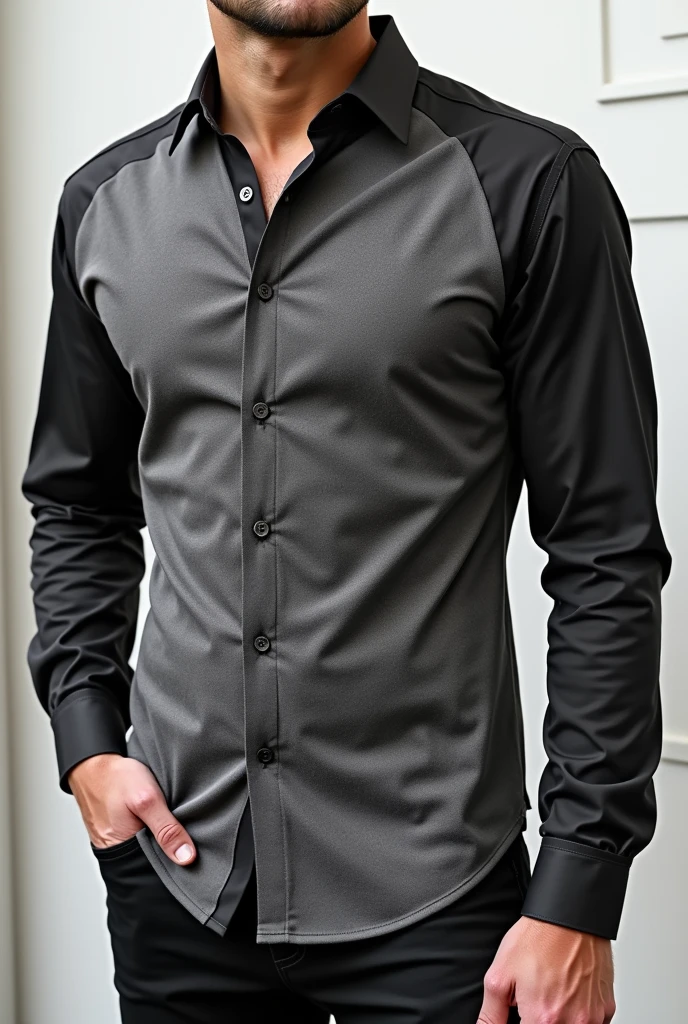 Design a shirt, grey, black