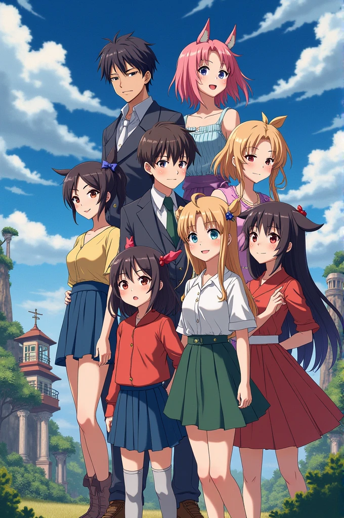 Create multiple anime drawings