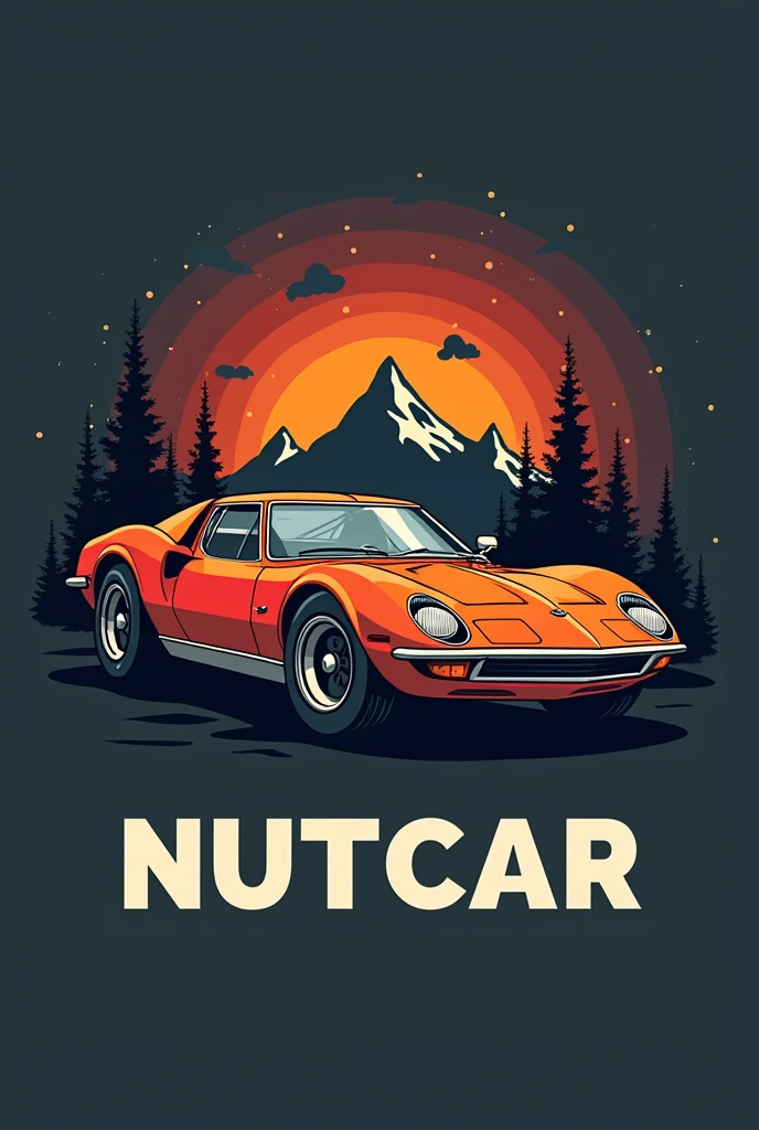 Design a logo named NUTCAR