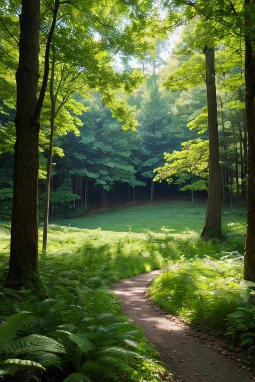 Highest quality、masterpiece、Lush forest