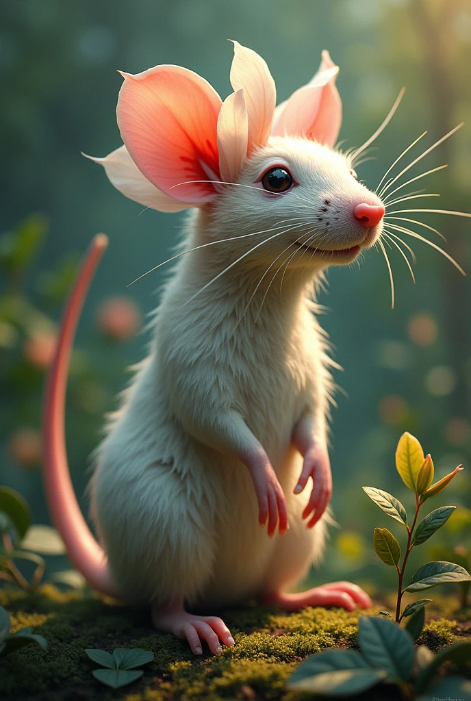 Rat &:flower fusion