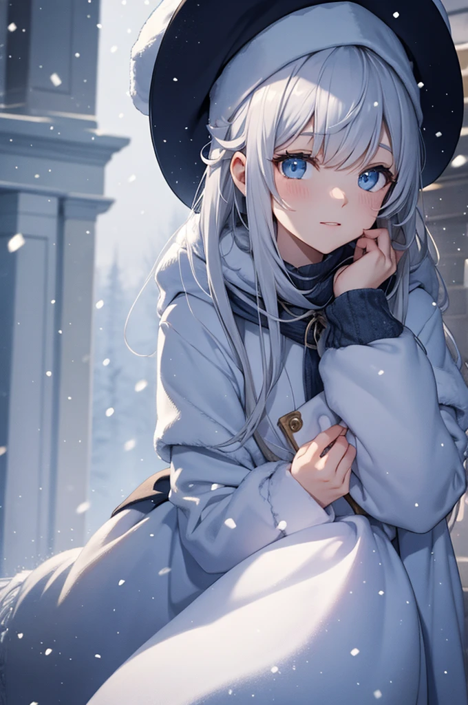 snowing
