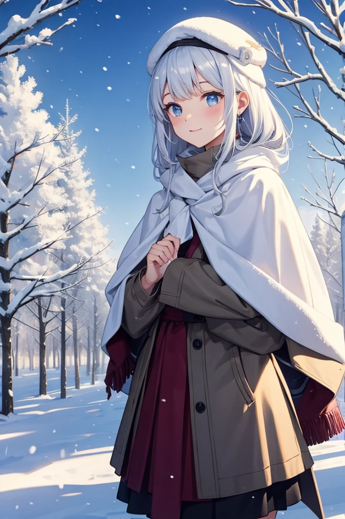 snowing