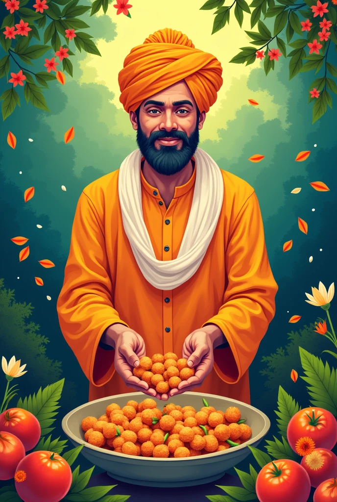 Food distrubution poster for food free food distribution for the devoter of sawan month