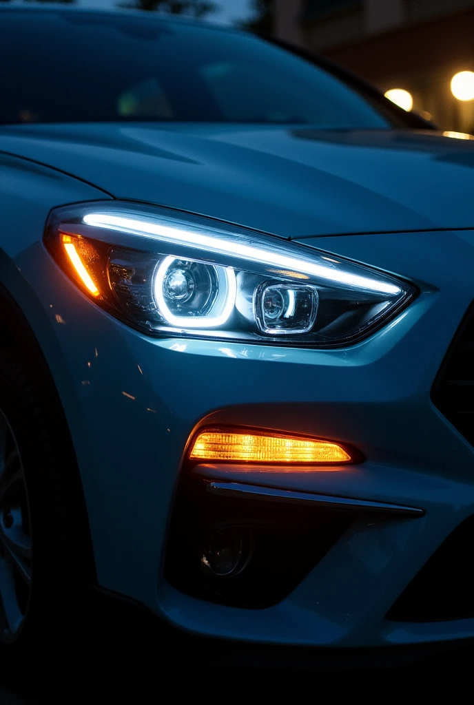 car headlights advertising