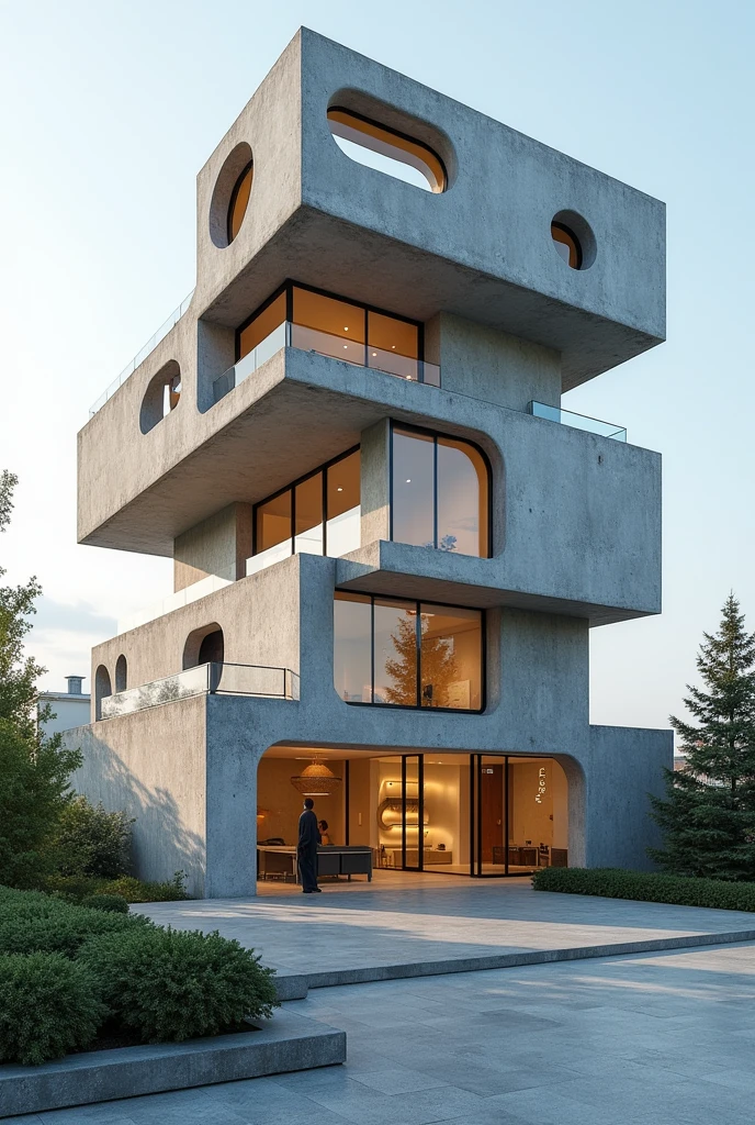Big 3 storey art modern museum and its form was base from
Mirrorless Camera