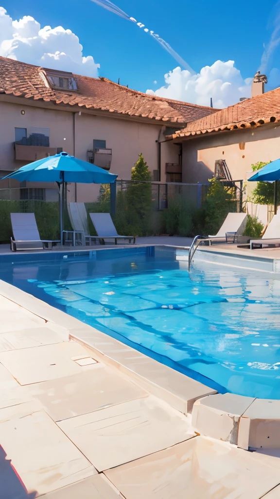background, background only, pool side, resort pool