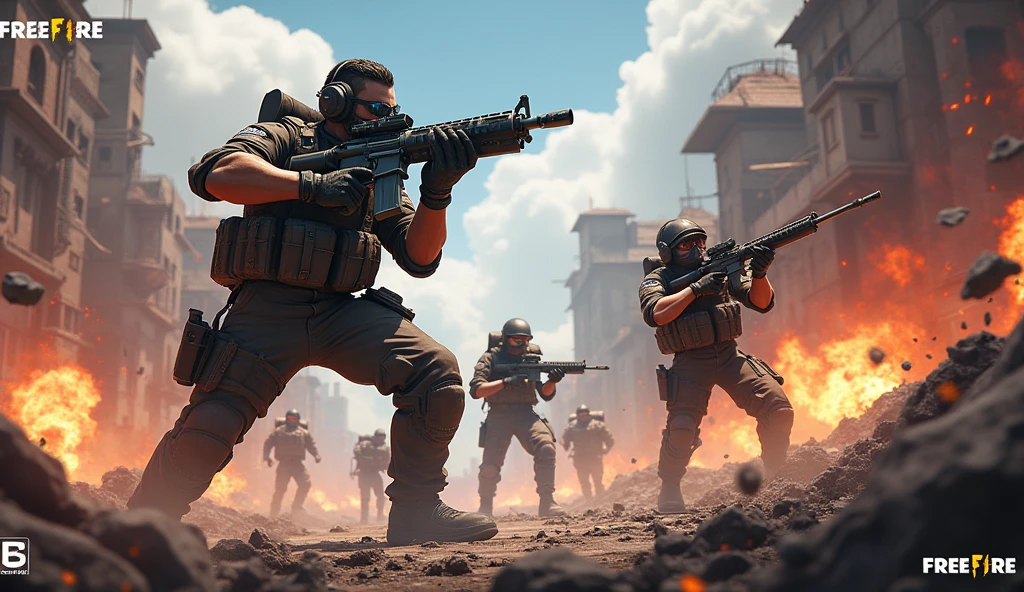 Free Fire Crazy Thumbnail, title