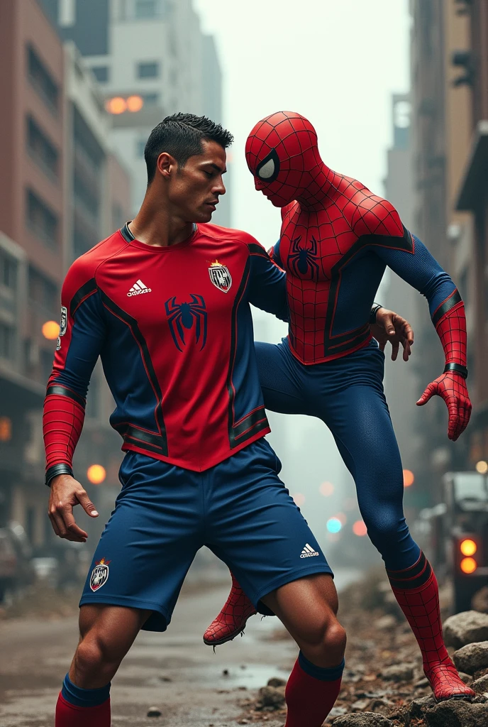 Ronaldo vs spider-man 