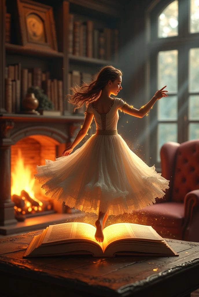 Book dance in study