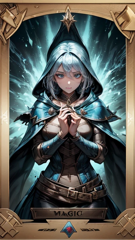 (Magic: The Gathering card design:1.2),Female Wizard