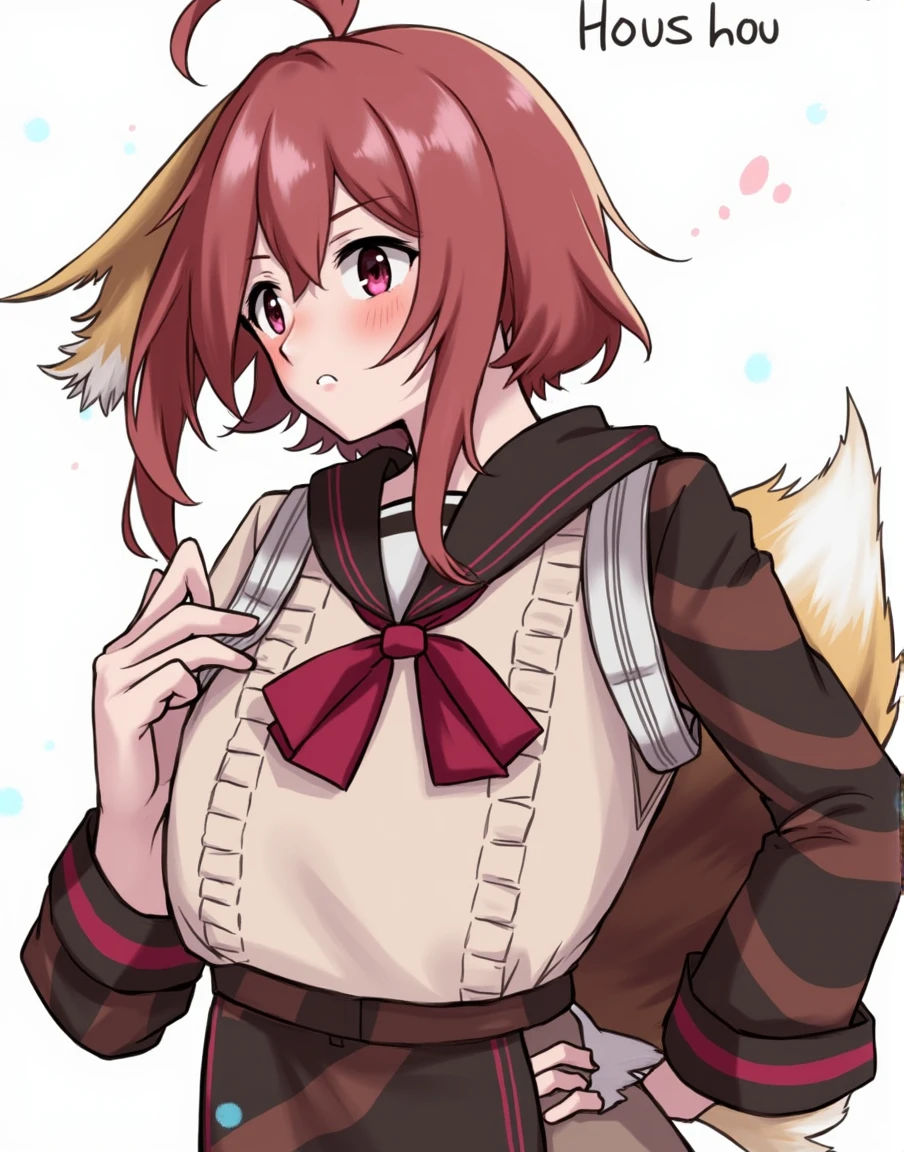 Houshou Marine with fox ears