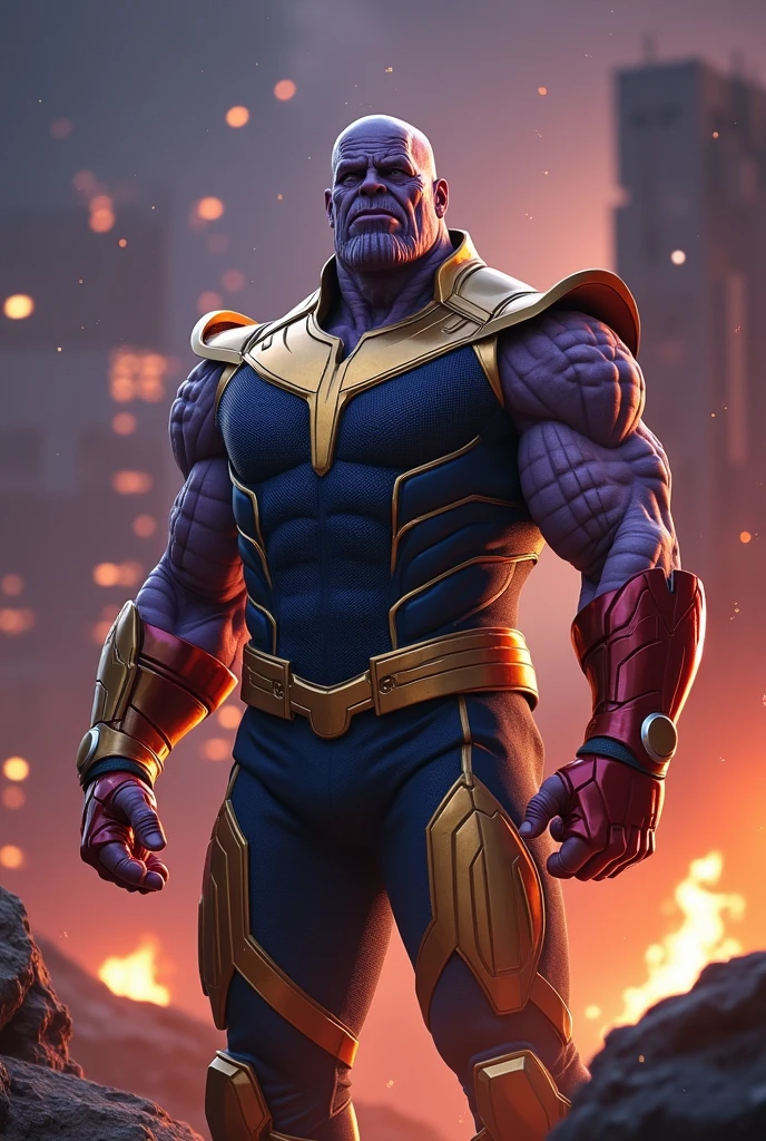 Thanos as iron man