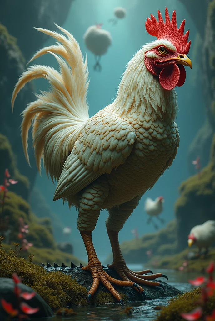 Crocodile + chicken =