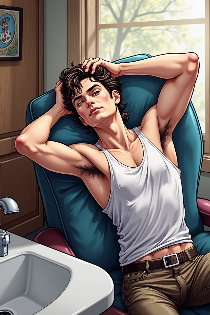 Comic handsome guy