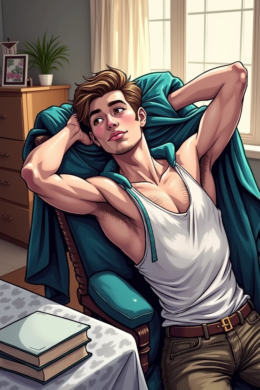 Comic handsome guy
