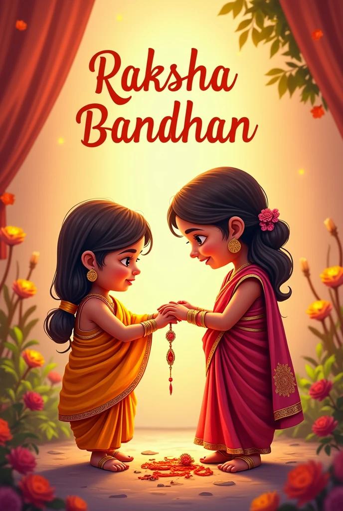  Raksha Bandhan text should be written somewhere in the background