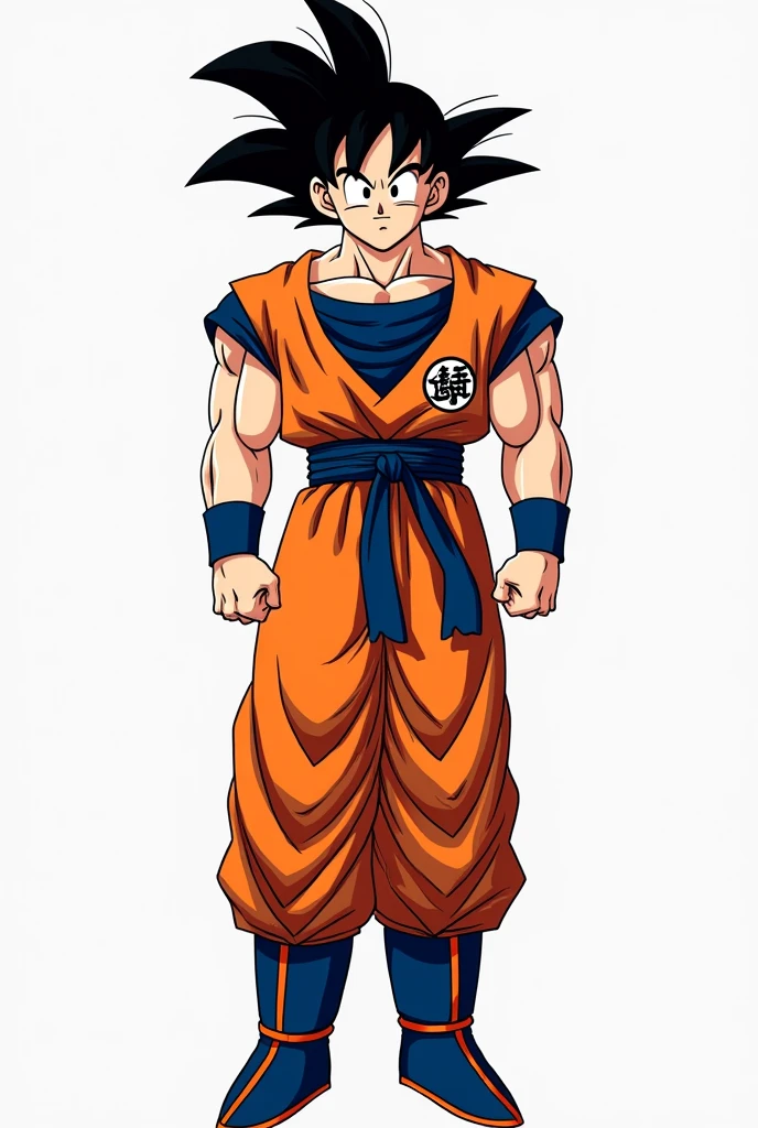 please create a dragon ball character for my png youtube please make him a uniqe clothes