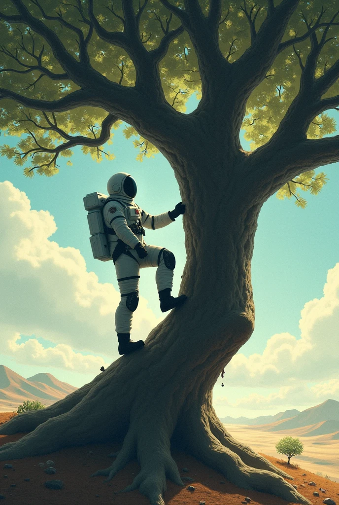 Cosmonaut climbs the thousand-year-old tree of irregular verbs, he almost reaches the top of the tree and the verb " savoir " gives him a hard time 