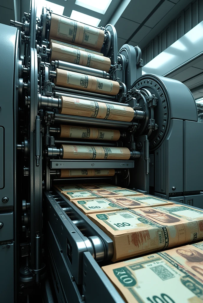 Money printing machine