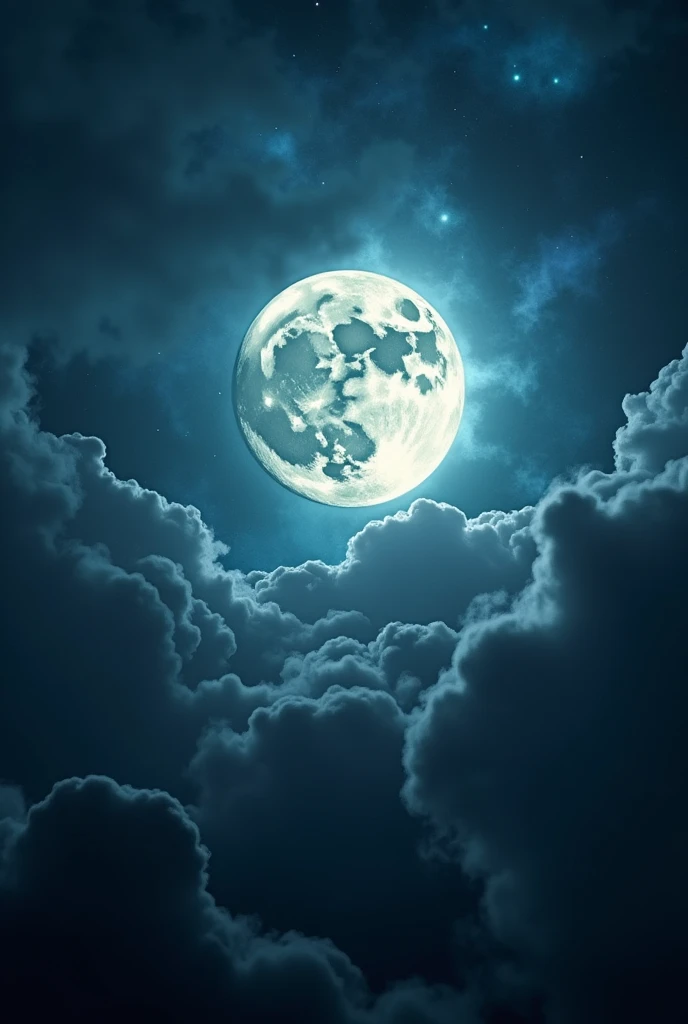 A wonderful evening, Ethereal full moon, Mysterious atmosphere, Bright nebula in the universe,Dramatic Lighting, Dramatic shadows, Film composition, fantasy, Surrealism, (best quality,4K,8K,high resolution,masterpiece:1.2),Extremely detailed,(Practical,photoPractical,photo-Practical:1.37),Detailed night sky, Dramatic moody lighting