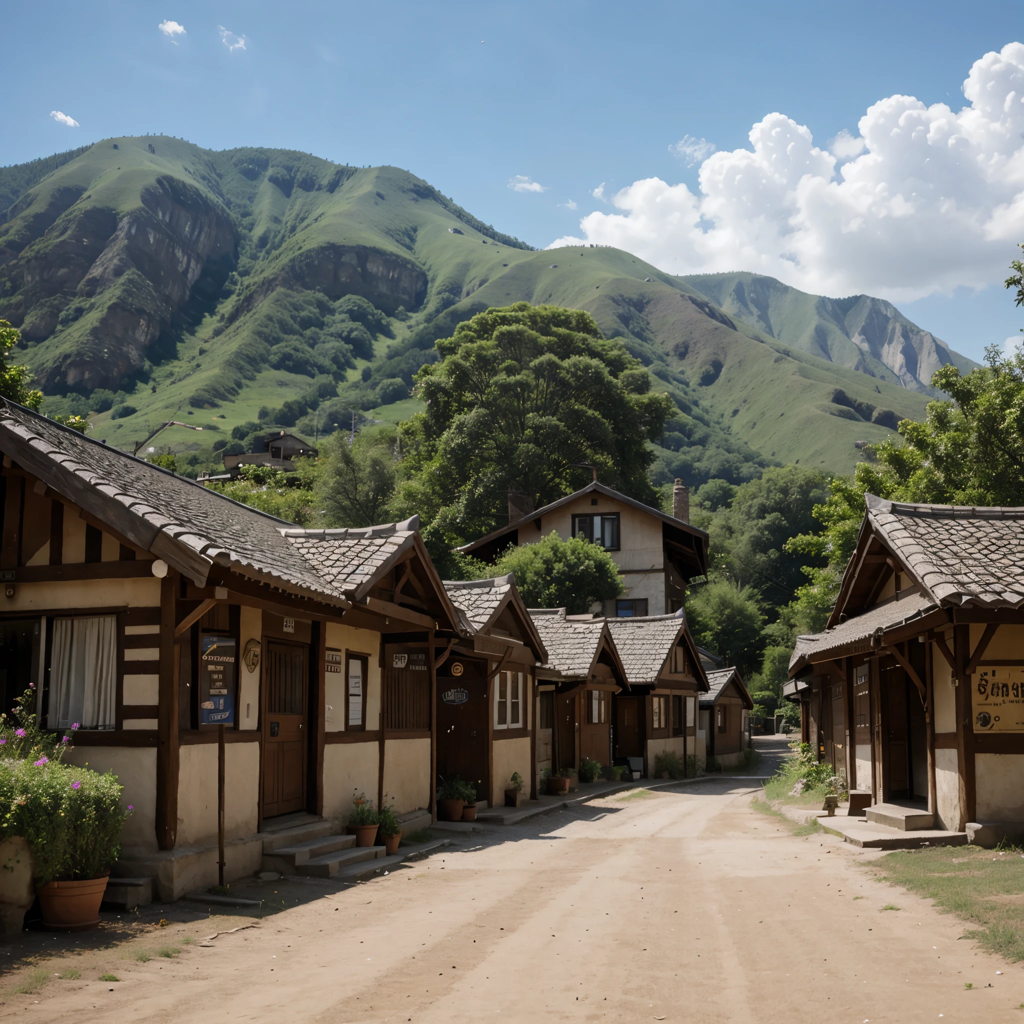 village, seven hundred seven