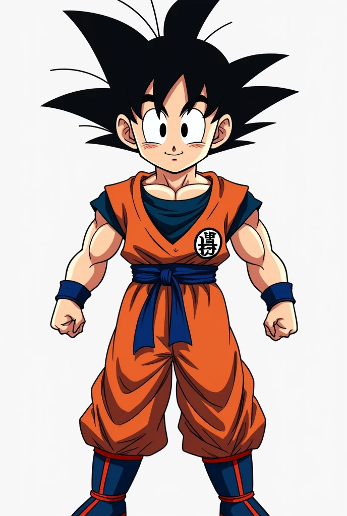 please create a new dragon ball and avatar the last airbender character for my png youtube please make him a uniqe clothes and dont use original characters like goku and vegeta and ang