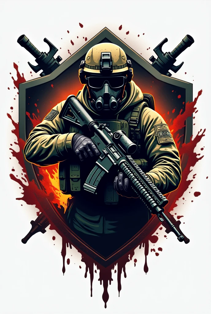 Create a Navy Seals style logo for an airsoft team