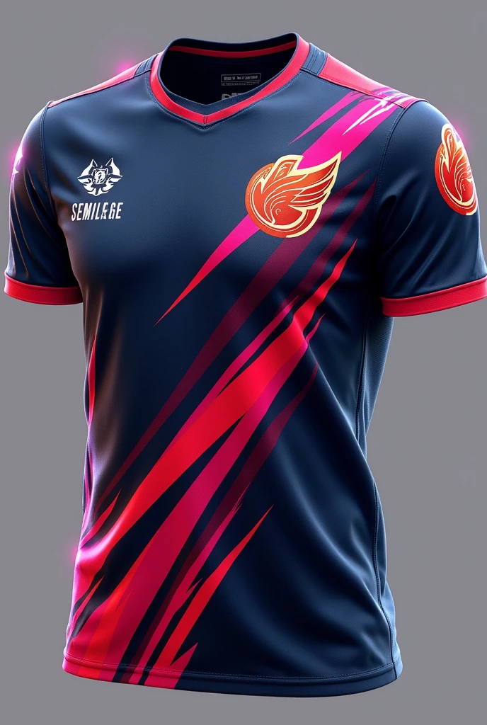 eSports jersey with small phoenix logo on right