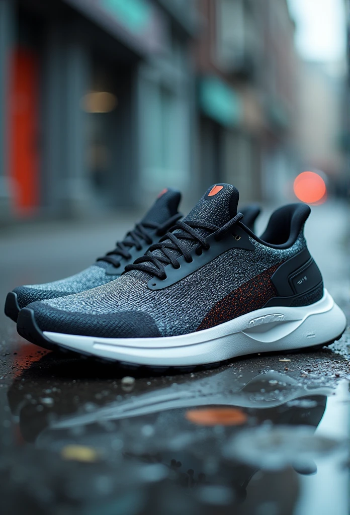 Futuristic running shoes