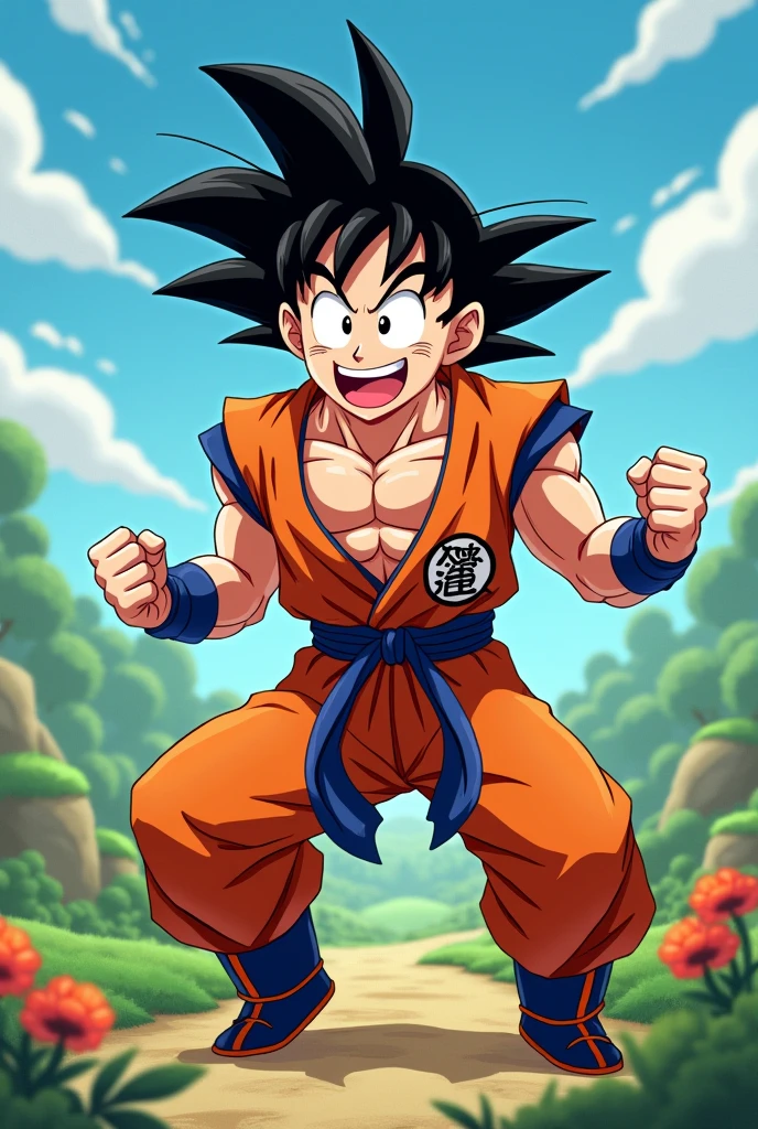 Goku pee pee