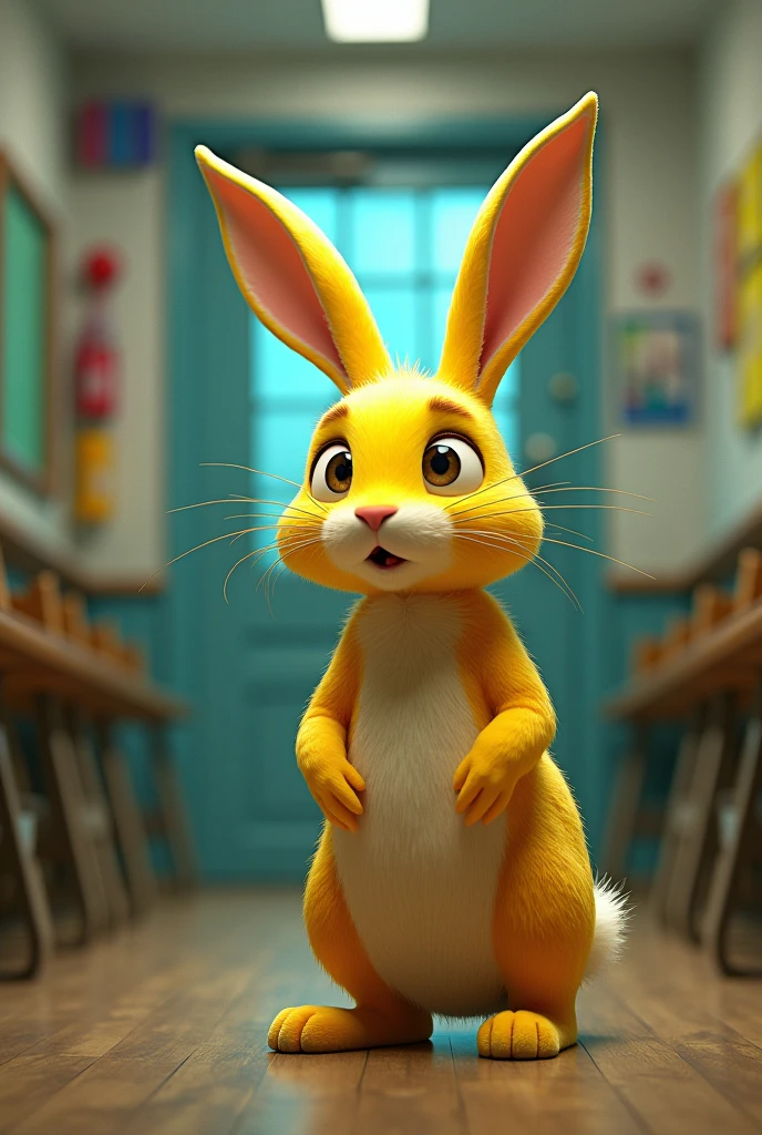 Yellow rabbit speaking: everything started when I was at school and it was very carlo
