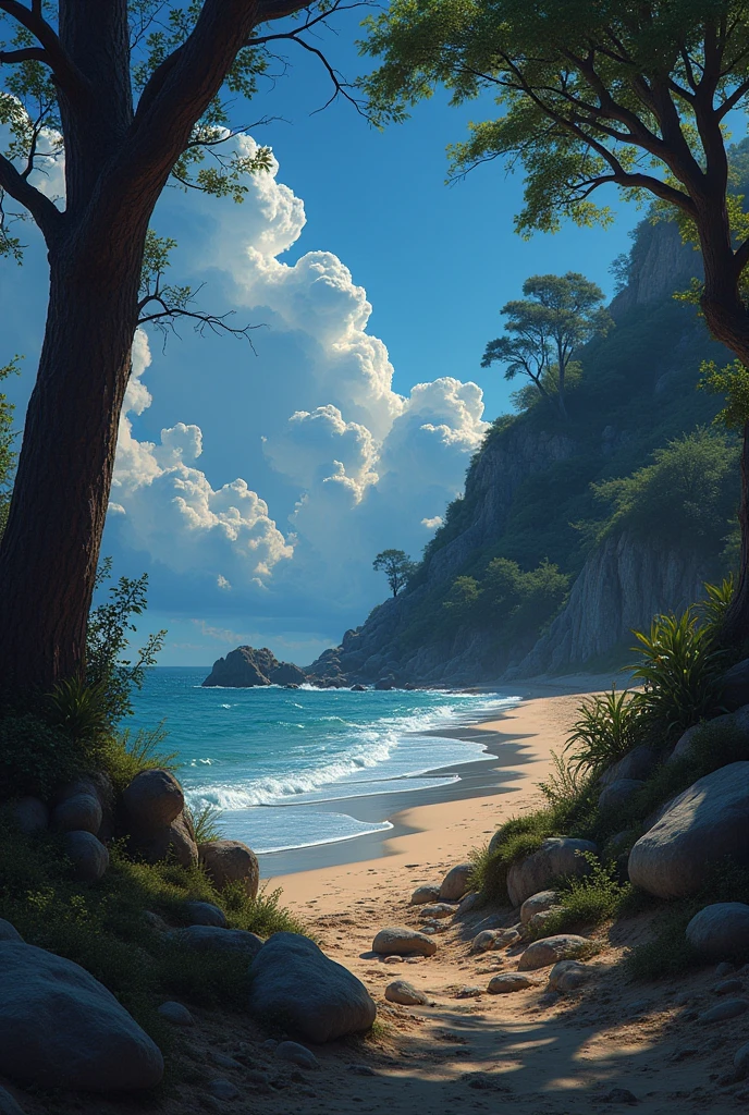 creez une scene fantastic