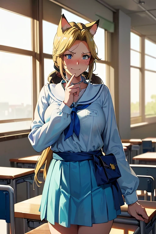 ３７Year-old masterpiece
(woman,The facial expression is accurate,Anime style face,greenish blue eyes )
Group
((((Location: School classroom))))
((((Anime girl with cat ears))))
((((ウェーブのかかった金髪と緑色の目をしたwoman))))
8k((((high school girl))))
8k(((((A sloppy smile,Embarrassed face,I feel a little sick)))
((Staring at me))
Emphasize the breasts and draw the body