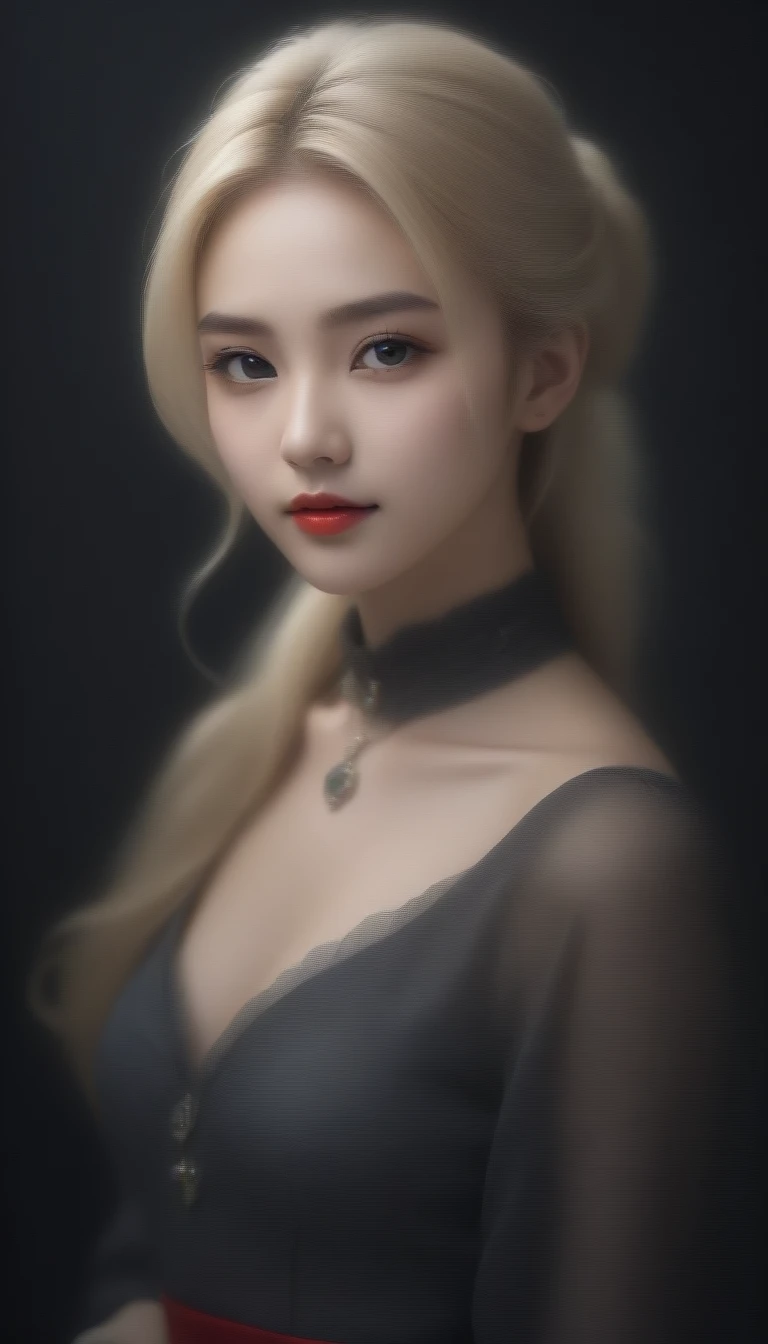 8k, Ultra-high resolution, Highest quality, masterpiece, 三分割法によるphotograph,Surreal, photograph, 1 Girl, (:1.3), pretty girl, Cute Face, 細部までBeautiful Eyes, 細かくdetailedに,masterpiece,One Girl:1.2,Japanese female announcer,cowboy shot,grin,Blonde hair,Updo hairstyle,((vampire:1.4)),I can see the fangs, Natural skin texture、(Luxurious dress clothing from Medieval Europe:1.4)、(Colorful costumes:1.4)、Attractive girl、16 years oldmale body:1.4)、(女の子のポートレートphotograph:1.4Photorealistic images:1.4),Medieval streetscape,(Beautiful Face:1.4),Beautiful and attractive eyes、Beautiful Eyes、(Tight waist:1.4)、(Beautiful girl with perfect body proportions:1.4),Red lips,(choker:1.4),Looking at the audience,(((Ideal body type))),A-cup small breasts :2,、Portraiture:2、Perfect Anatomy、鮮明なdetailed、detailed,Fashion magazine cover,Thin lips,Gray background ,完璧でBeautiful Face ,完璧でCute Face, Skin with attention to detail, Perfect limbs、Narrow waist,Looking at the audience,(((Ideal body type))),A cup small breasts :2,Portraiture:2,Perfect Anatomy,鮮明なdetailed,detailed,Surreal,Light and shadow,moonlight