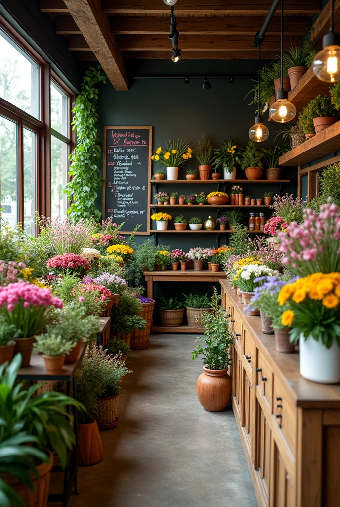 Make me an Instagram post for flower shop