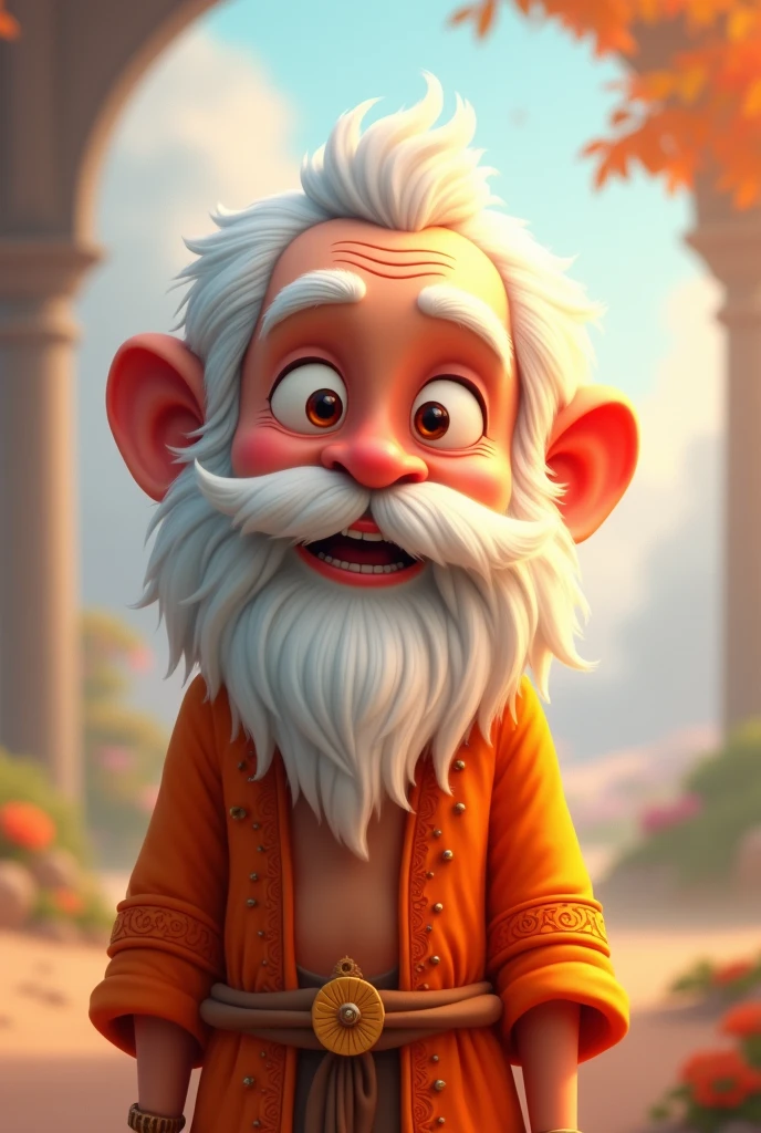 Animatic cute image of elder Hanuman ji