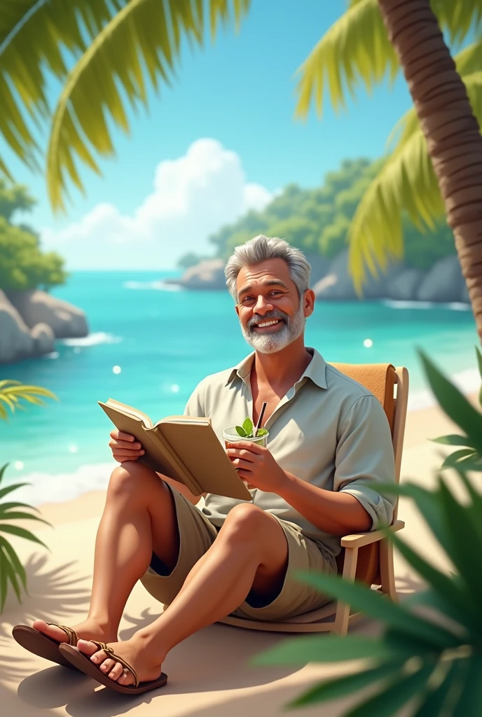 Guy at the beach
