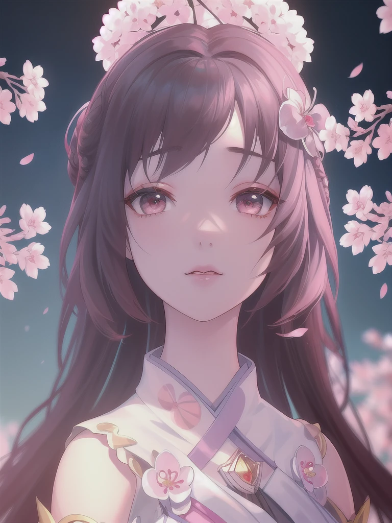 (,1 Girl, Throw,best quality,masterpiece, ) ,(((Cherry blossoms,, ))) Ultra-realistic 8k CG, Flawless, Clean, masterpiece, Professional artwork, Famous Artworks, Movie Lighting, Movie Bloom, Perfect face, Pretty Face, fantasy, Like a dream, illusory, Science fiction, luxurious, Jewelry, diamond, Kaneko, pearl, gem, 蓝gem, 红gem, emerald, Intricate details, delicate patterned, charming, Tempting, Tempting的, , enchanting, Hair accessories, necklace, earrings, bracelet, armband,Halo,Autumn leaves,
