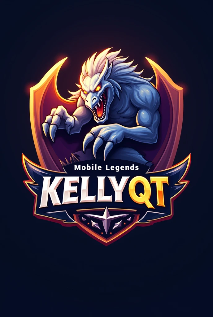 Mobile Legends Team Logo with "(KellyQT)" Lettering.