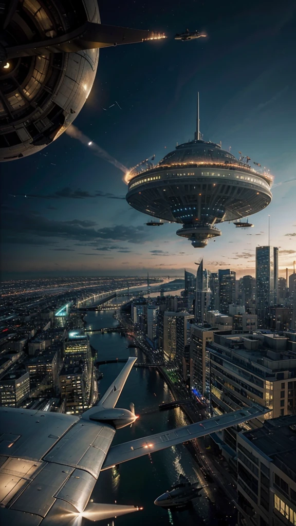 With the city's airspace overrun by alien ships, a group of civilians commandeers an aircraft to escape the chaos and seek refuge in a safer zone.