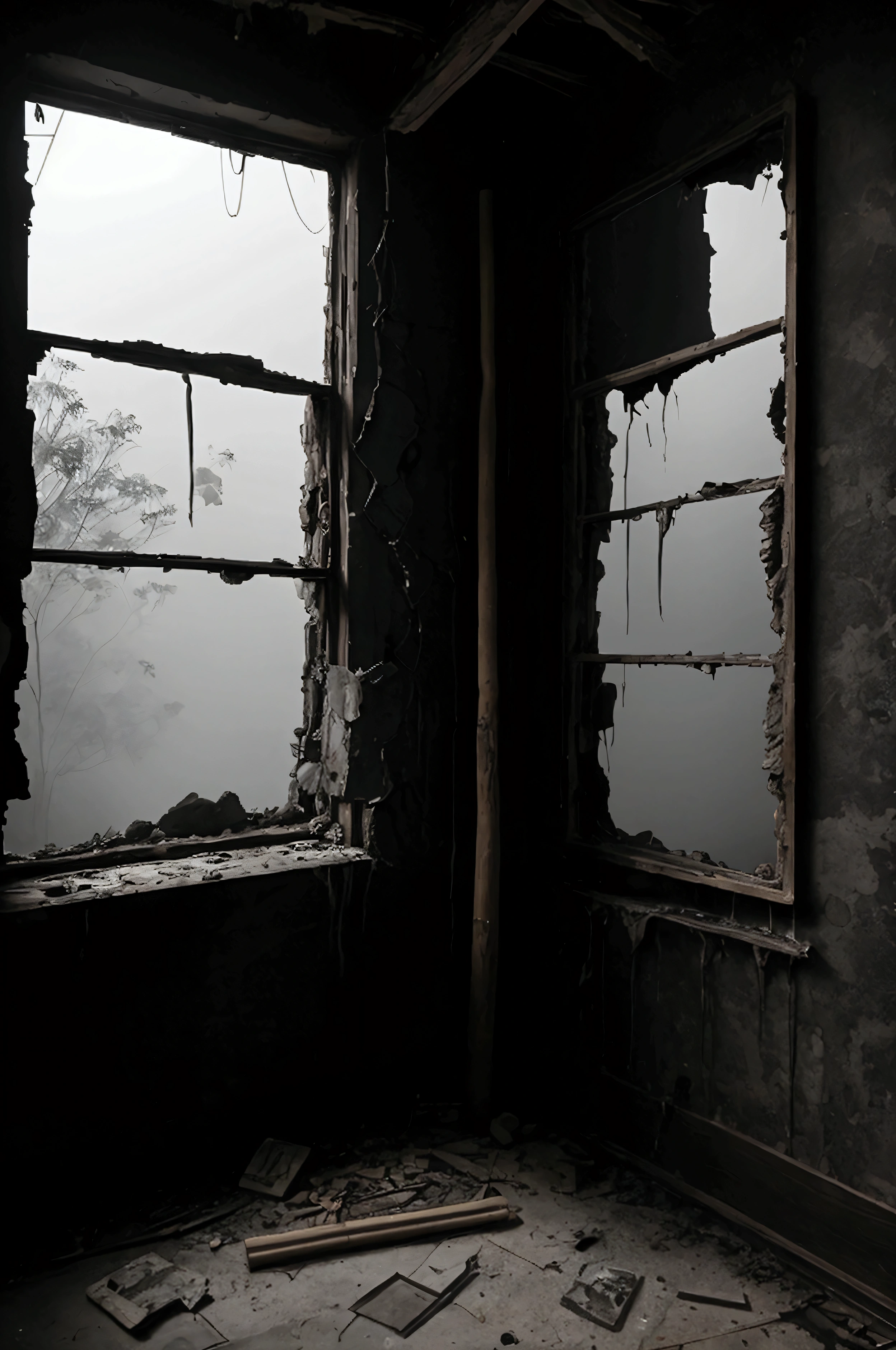 ruins、Real Stick、Decayed room、A bloody handprint on the window、Broken Mirror、Deep Darkness、darkness、Late Night、Thick Fog