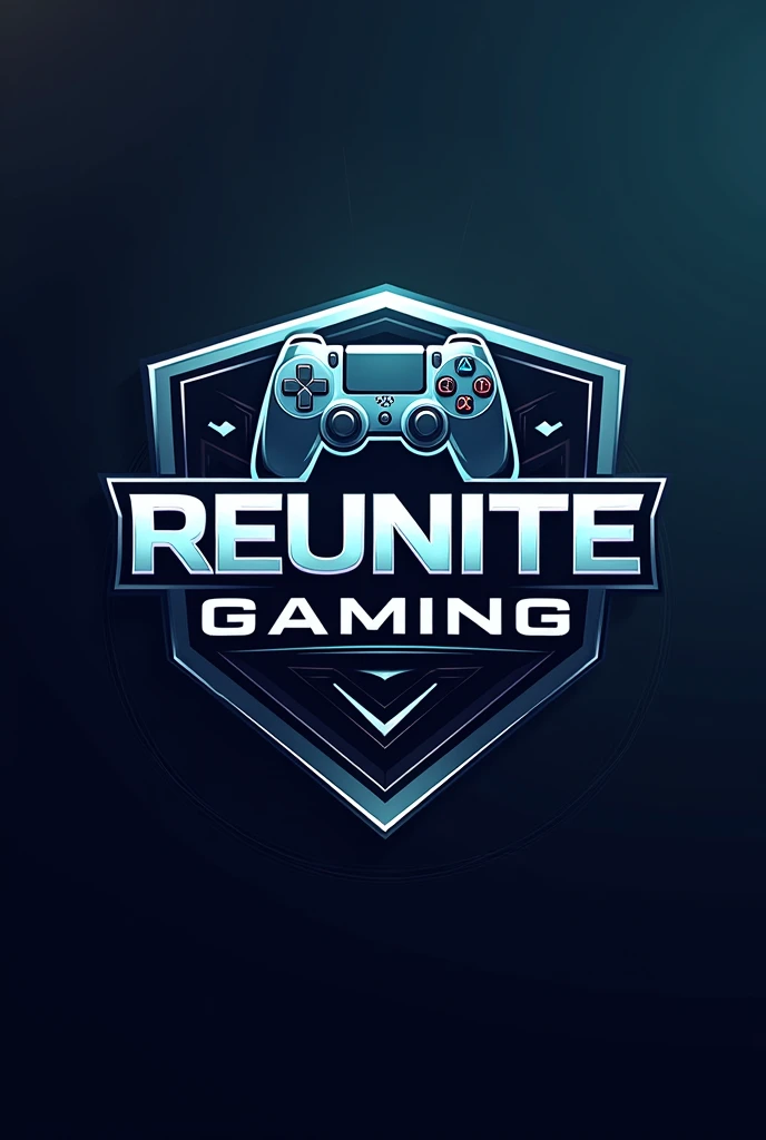 REALISTIC Mobile GAMING Team Logo with "(REUNITE GAMING)" Lettering.